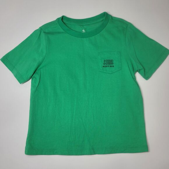 McCoys Boys/Cardin McCoy Green Short Sleeve ‘Gate Open’ Shirt (Size 6) - Picture 3 of 5